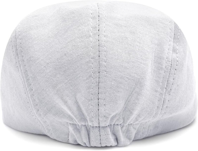 Xinveen Men's Newsboy Hat Adjustable Beret Ivy Cap Irish Cabbie Driving Hunting Hats - Image 5